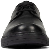 Clarks Boys School Shoe Loxham Derby Y Black - Donaghys