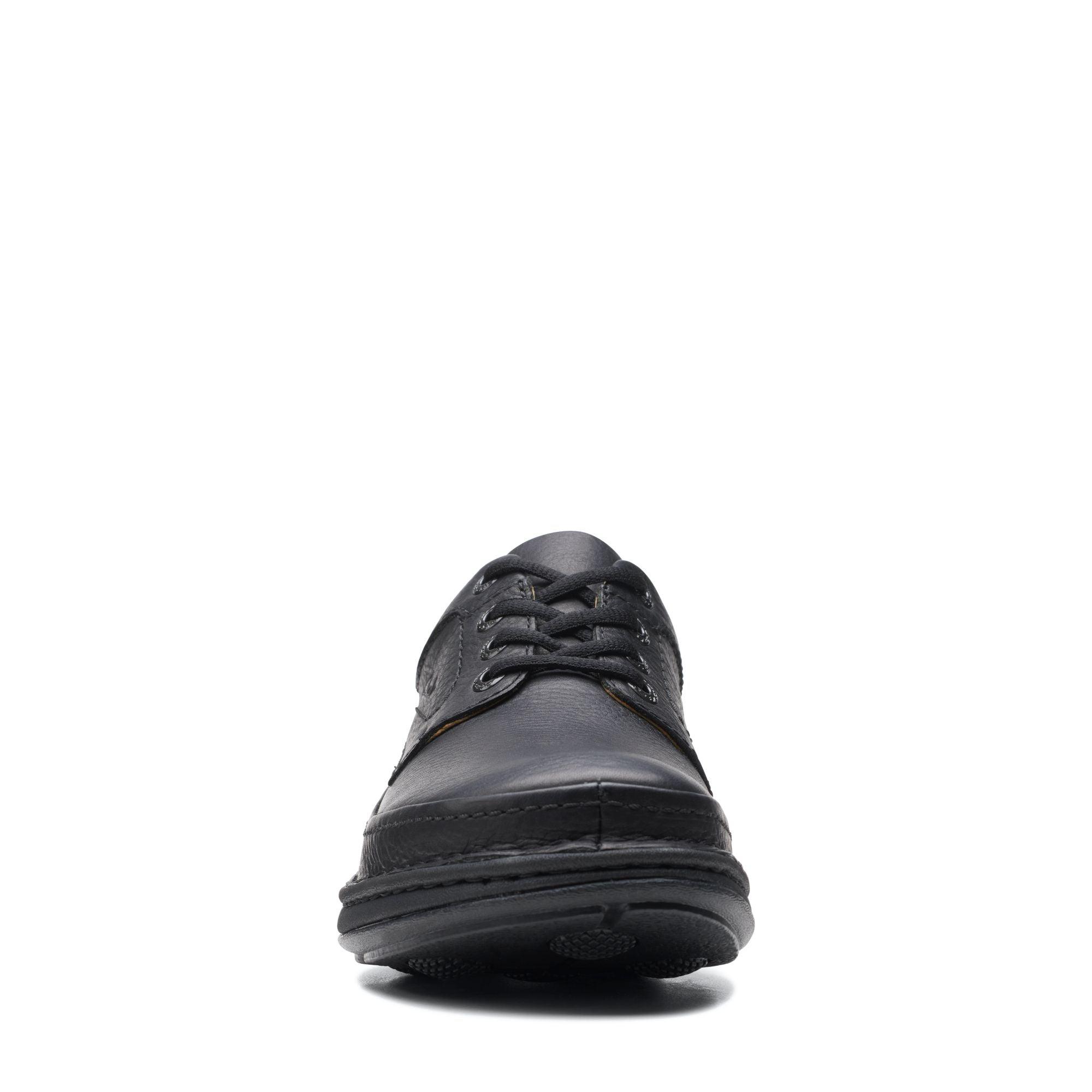 Clarks Mens Shoe Nature Three Black Leather - Donaghys