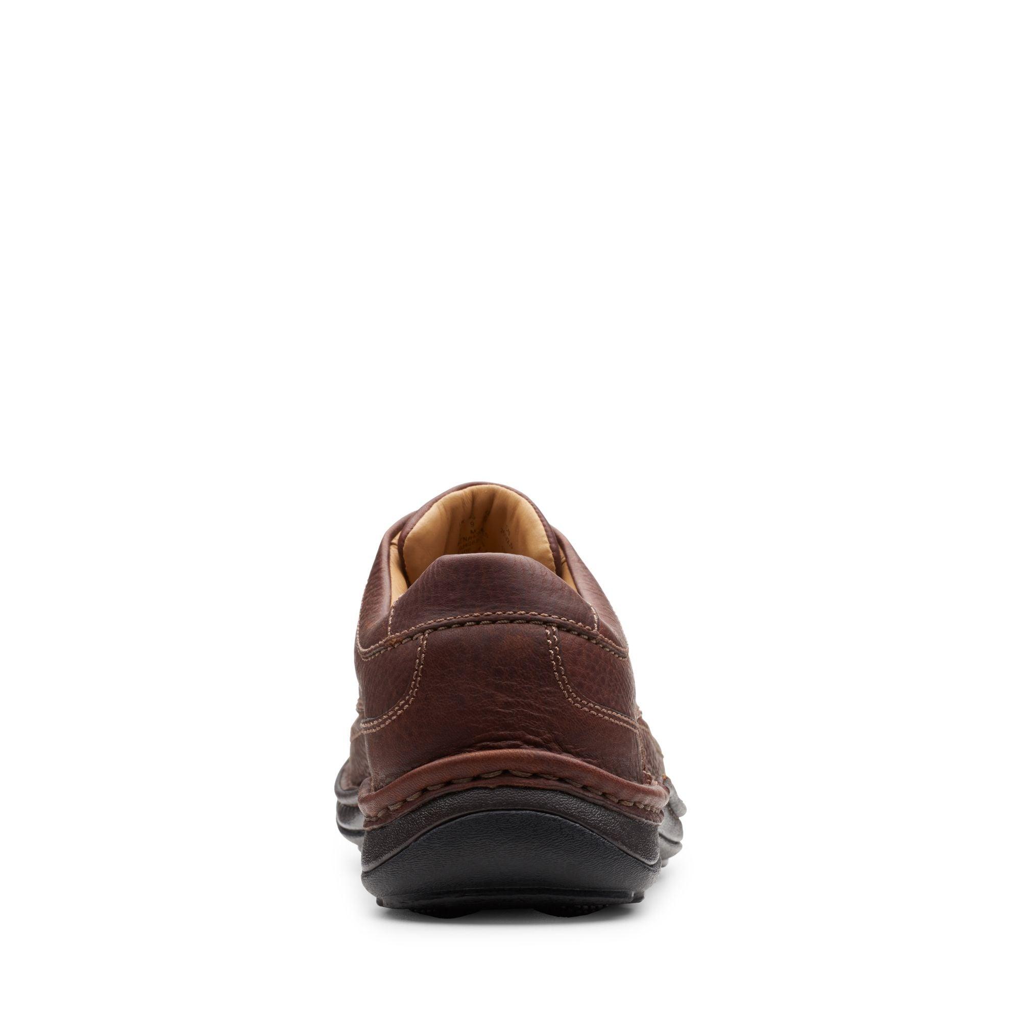 Clarks Mens Shoe Nature Three Mahogany Leather - Donaghys