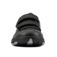 Clarks Boys School Shoe Rex Stride K Black Leather - Donaghys