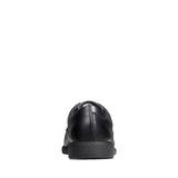 Clarks Boys School Shoe Scala Loop K Black Leather - Donaghys