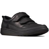 Clarks Boys School Shoe Scape Flare Y Black - Donaghys