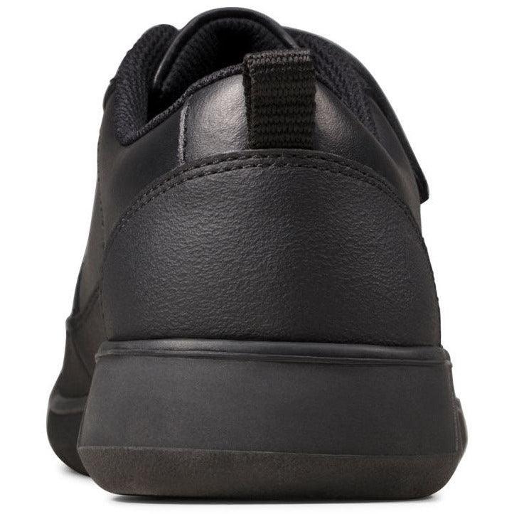 Clarks Boys School Shoe Scape Flare Y Black - Donaghys