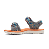 Clarks Girls Sandal Surfing Tide K Grey - Donaghys