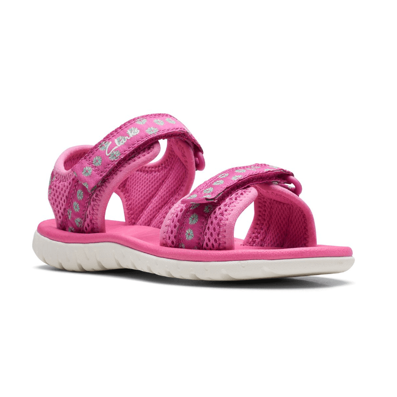 Clarks girls flip 2024 flops