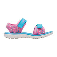 Clarks Girls Sandal Surfing Tide K Hot Pink/Blue