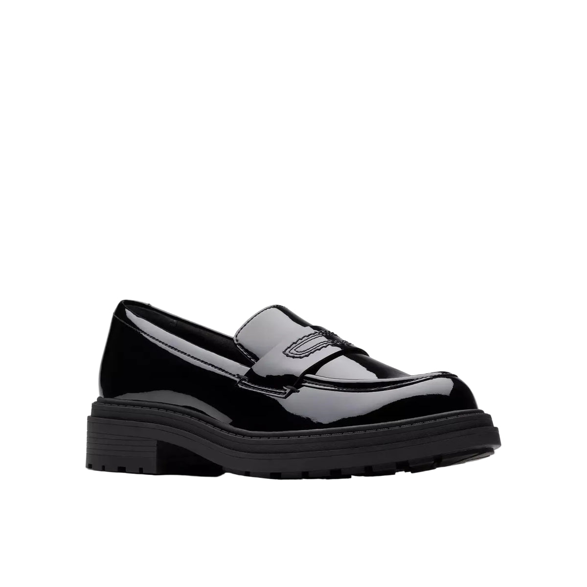 Clarks Womens Shoe Orinoco Edge Black Patent