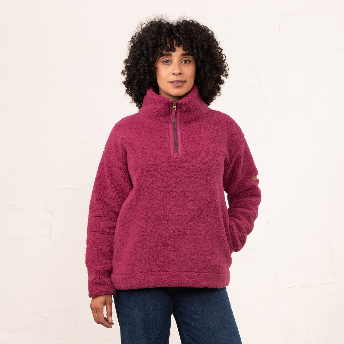 Lighthouse women's Coast fleece in berry