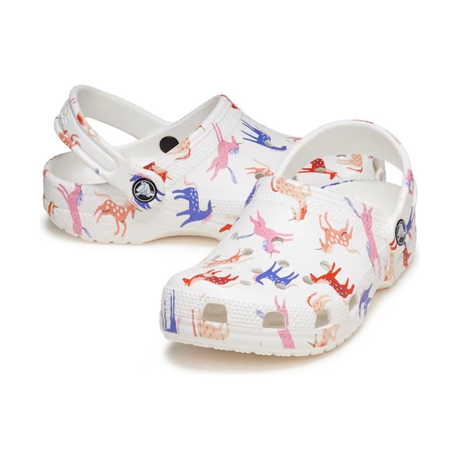 Crocs Girls Kids Classic Clog Character Print Unicorn Donaghys