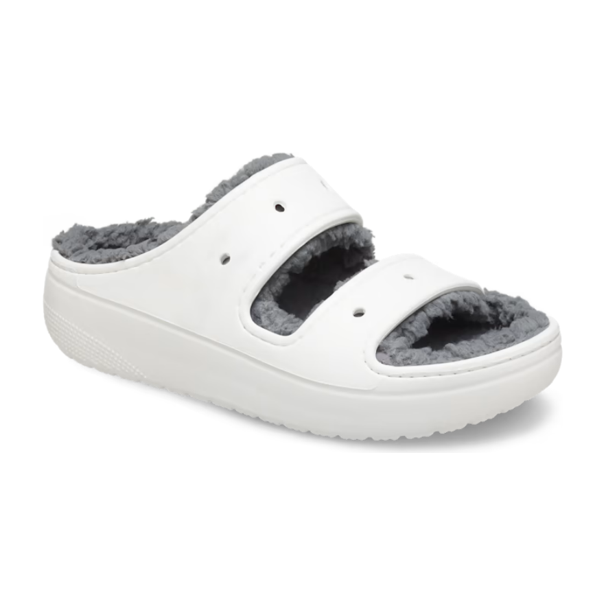 Crocs Womens Classic Cozzzy Sandal White
