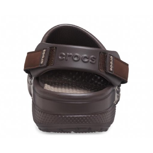 Crocs Mens Yukon Vista II LiteRide Clog Espresso/Mushroom