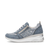 Remonte Womens Trainer D2401-11 Adria/Lightblue/Silver