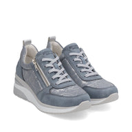 Remonte Womens Trainer D2401-11 Adria/Lightblue/Silver