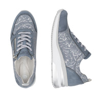 Remonte Womens Trainer D2401-11 Adria/Lightblue/Silver