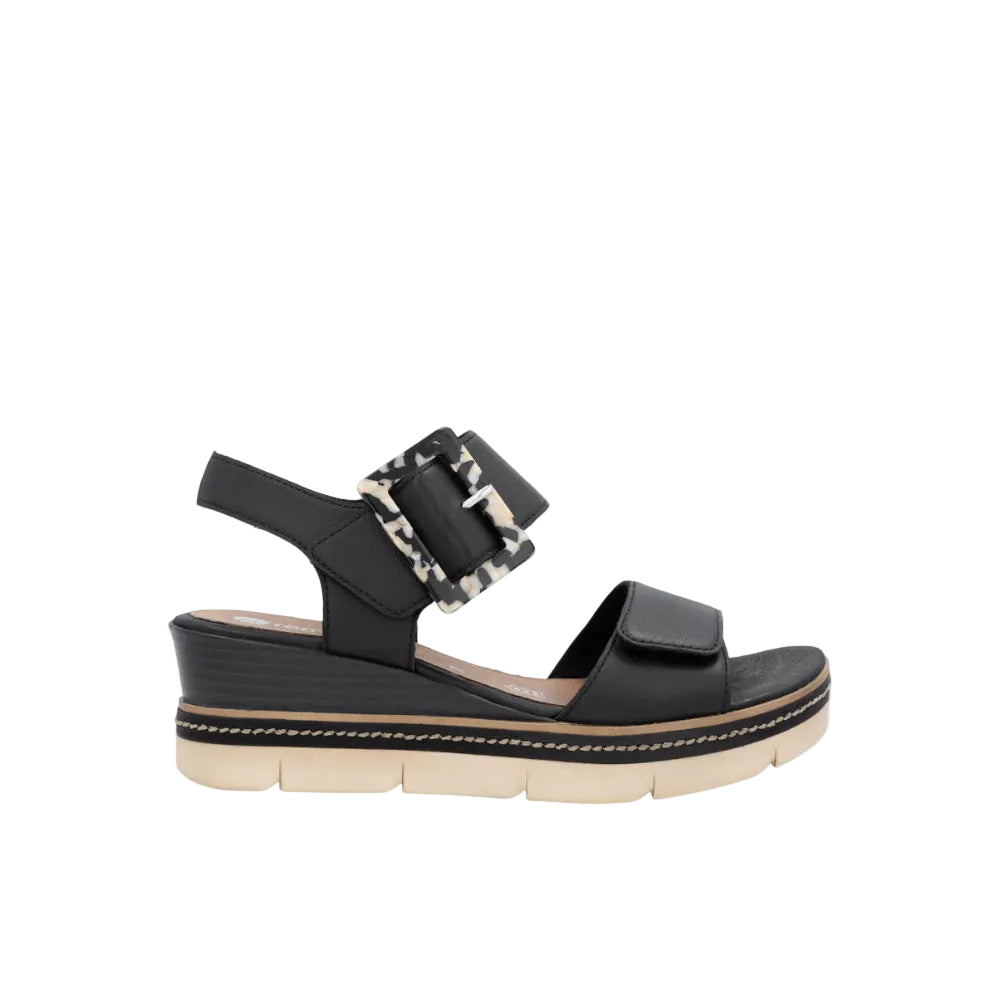 Remonte Womens Sandals D2L53 Black