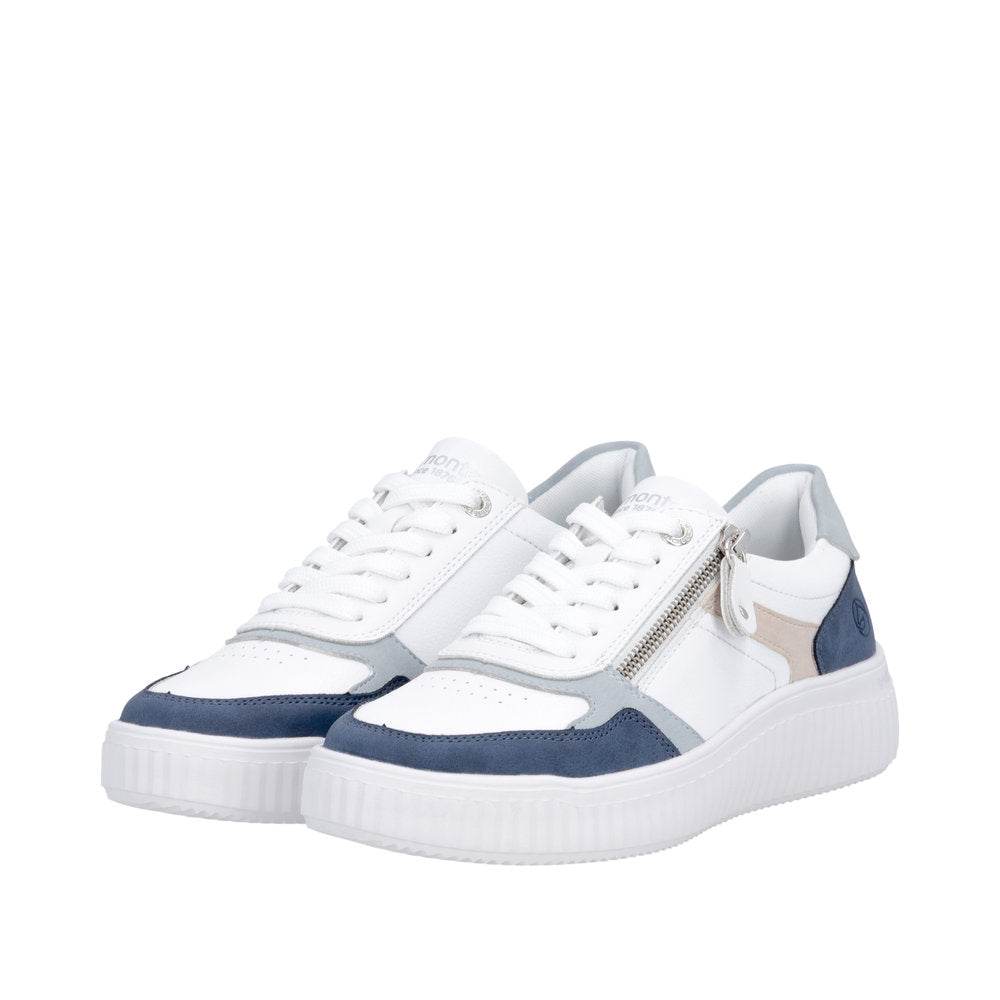 Remonte Womens Trainer D3E05-80 White Combination