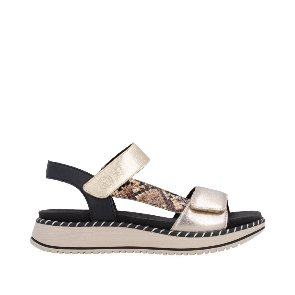 Remonte Womens Sandal D3J50-90 Metallic
