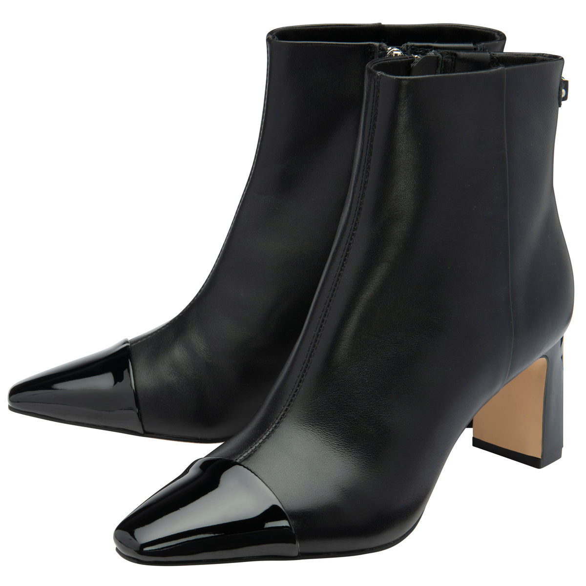 Lotus women's black leather Dani ankle boot