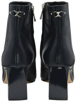 Lotus women's navy leather Dani ankle boot