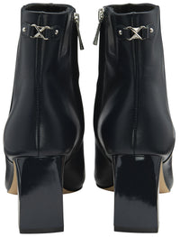 Lotus women's navy leather Dani ankle boot