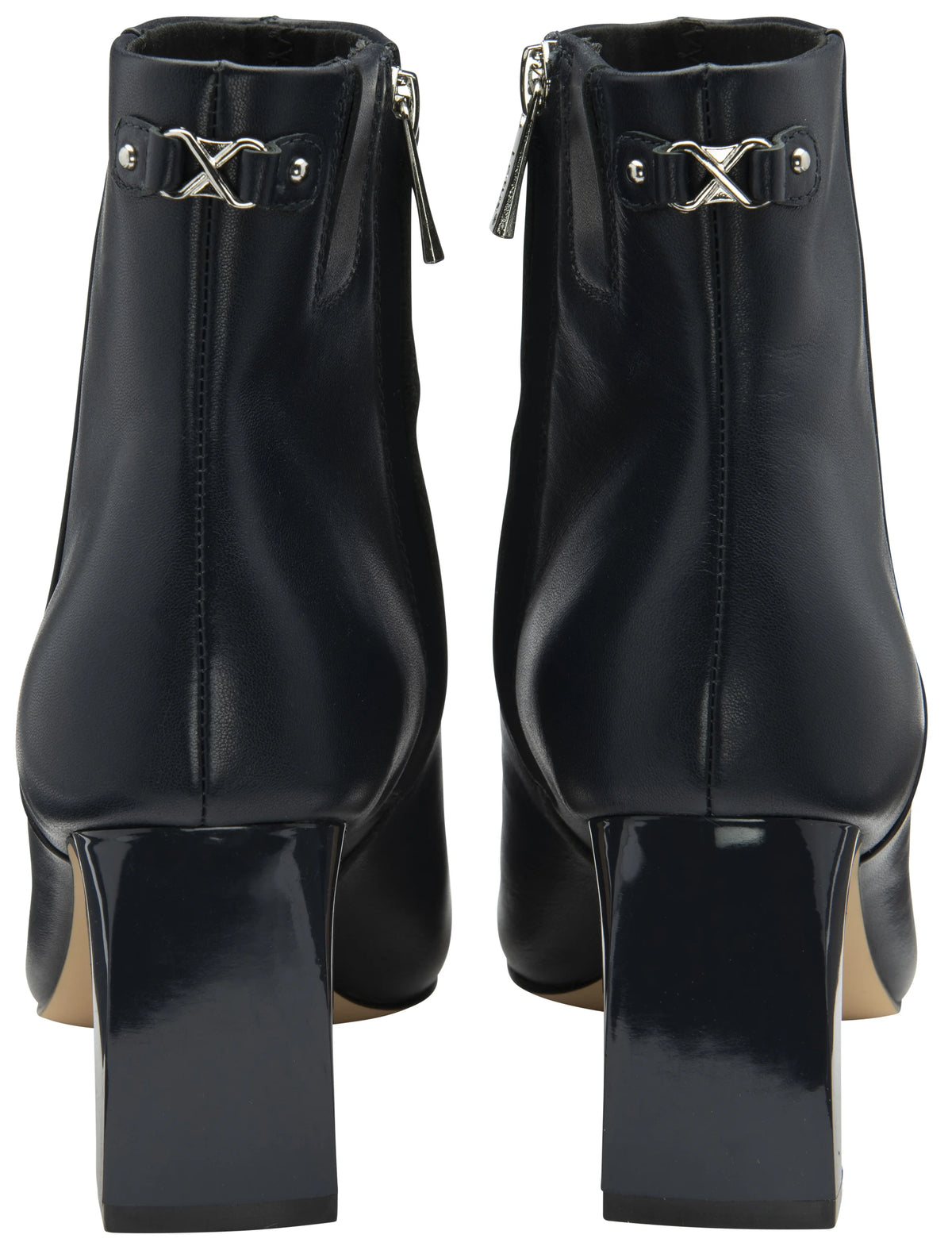 Lotus women's navy leather Dani ankle boot
