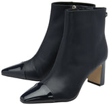 Lotus women's navy leather Dani ankle boot