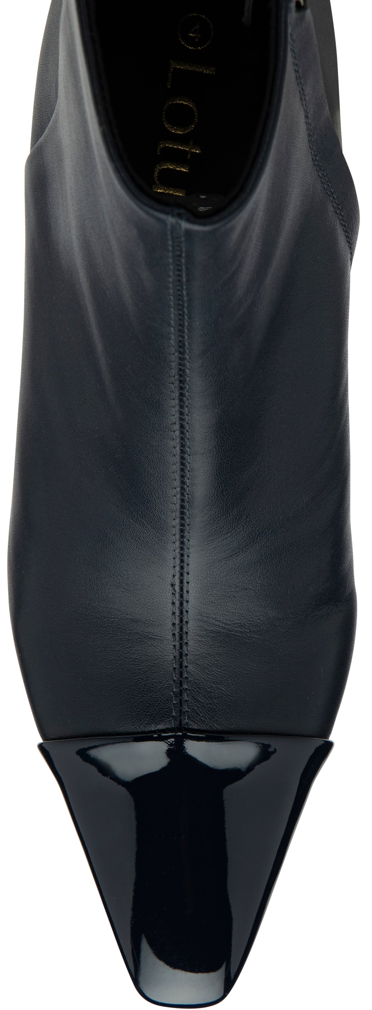 Lotus women's navy leather Dani ankle boot