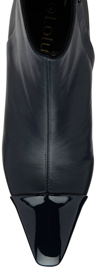 Lotus women's navy leather Dani ankle boot