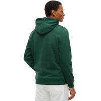 Tommy Jeans Mens Linear Logo Hoodie Velvet Green