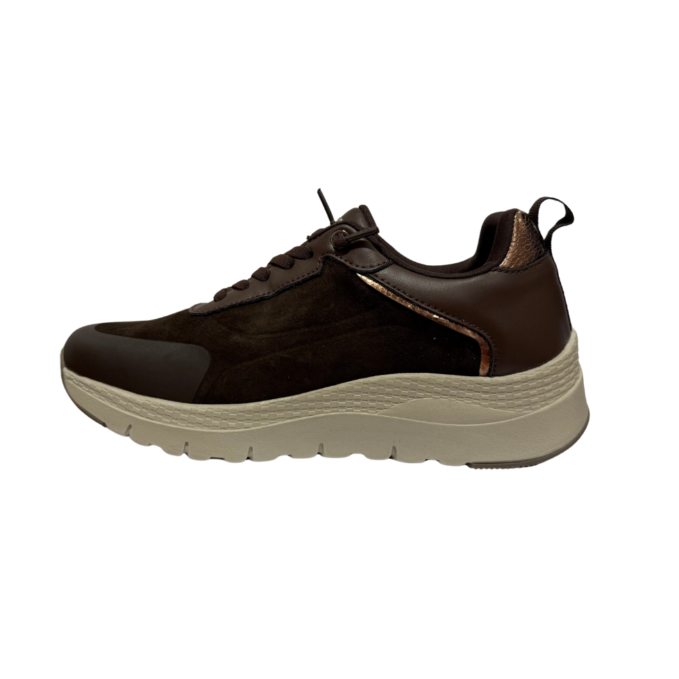 Donna Serena Womens Trainer 146137DM Brown