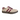 Drilleys Forty One women's neutral trainers with plum side stripes