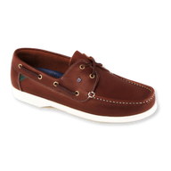 Dubarry Admirals Brown Leather Boat Shoes - Premium Waxed Leather Deck Shoes