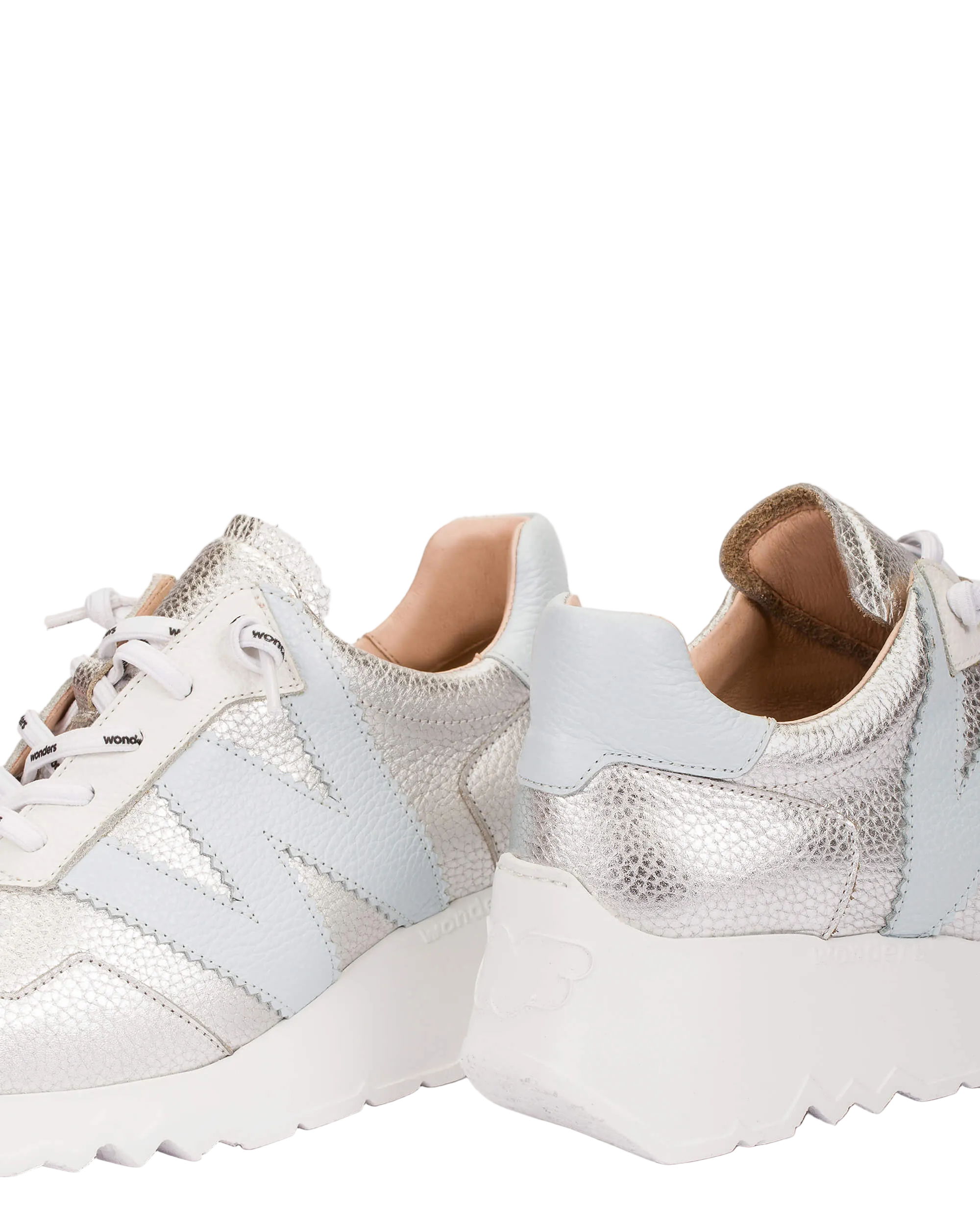 Wonders Womens Trainer E-6770 Plata