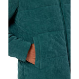 Gym+Coffee Unisex Jacket Cord Puffer Amazon Green