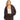 Gym+Coffee women's mocha bean full zip hoodie