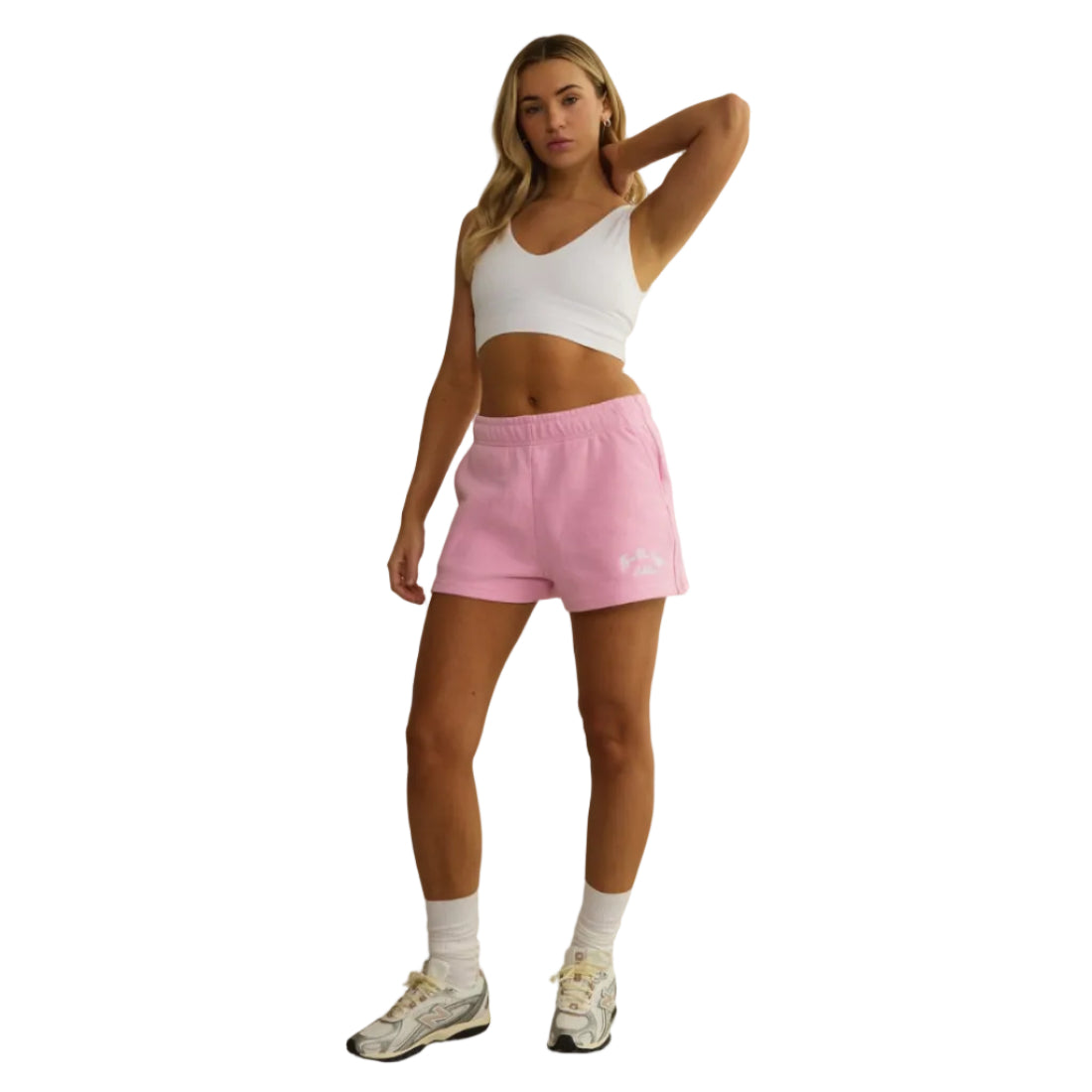 Gym+Coffee Womens Shorts Urban Cotton Pink Blossom