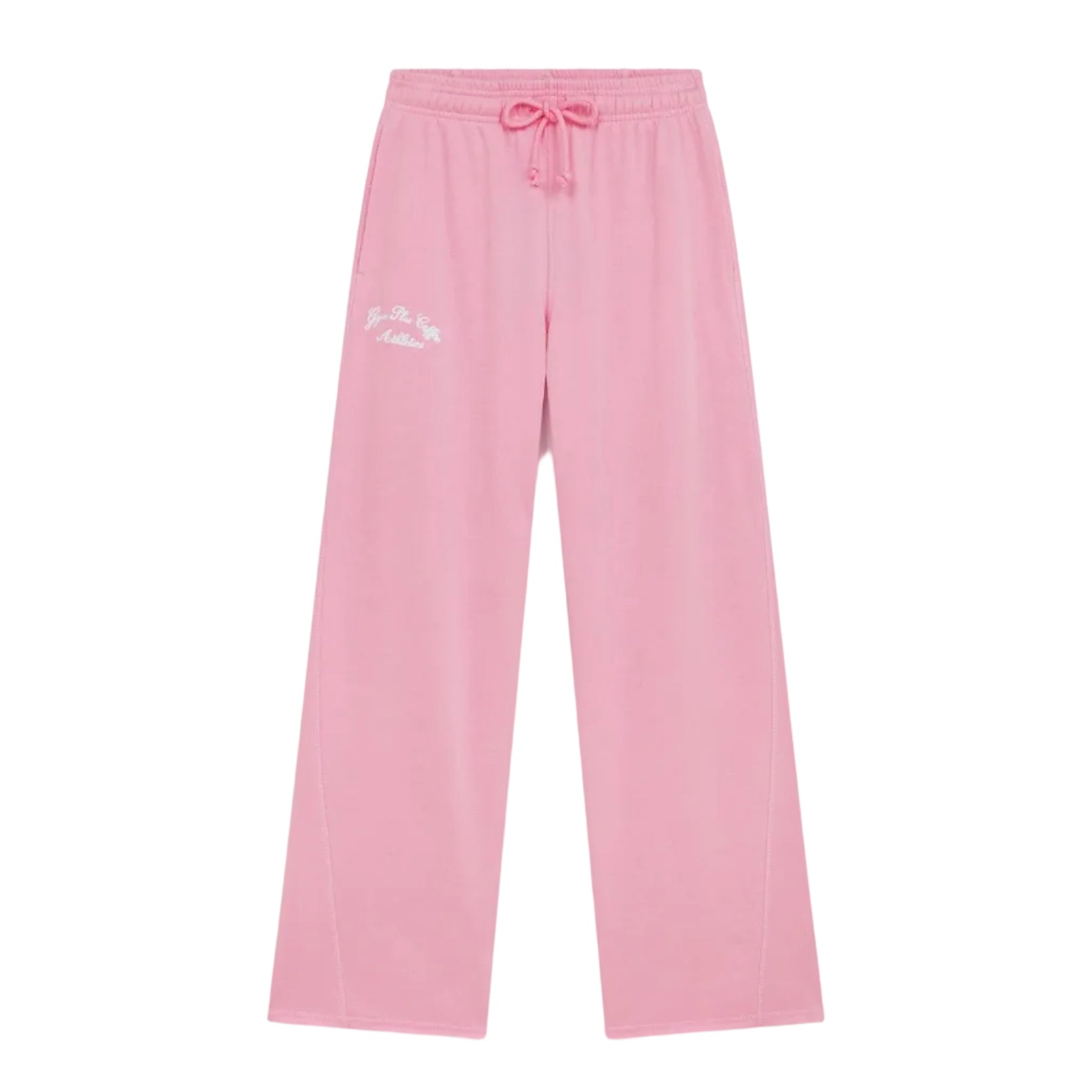 Gym+Coffee Womens Jogger Wide Leg Pink Blossom