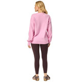 Gym+Coffee Womens Jumper Knit Crew Sweet Pink