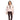 Gym+Coffee Industry women's ballet pink teddy fleece half zip
