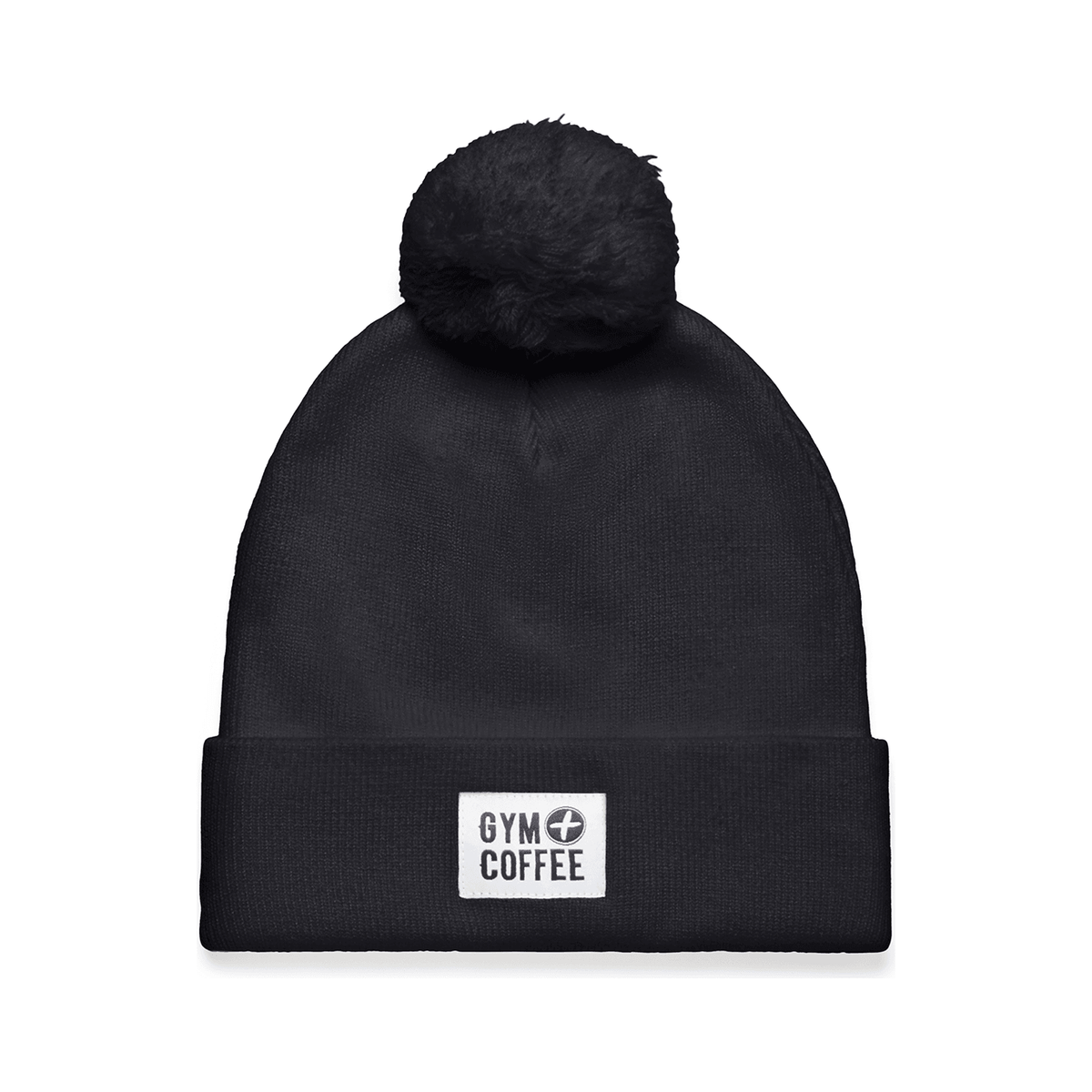 Gym+Coffee unisex Beanie Knit Bobble Black