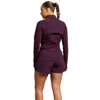 Gym+Coffee Womens GCSS24WCH0301 Relentless Full Zip Grape Noir