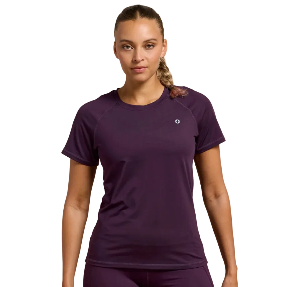Gym+Coffee Womens Relentless Tee Grape Noir