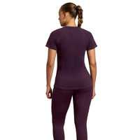 Gym+Coffee Womens Relentless Tee Grape Noir