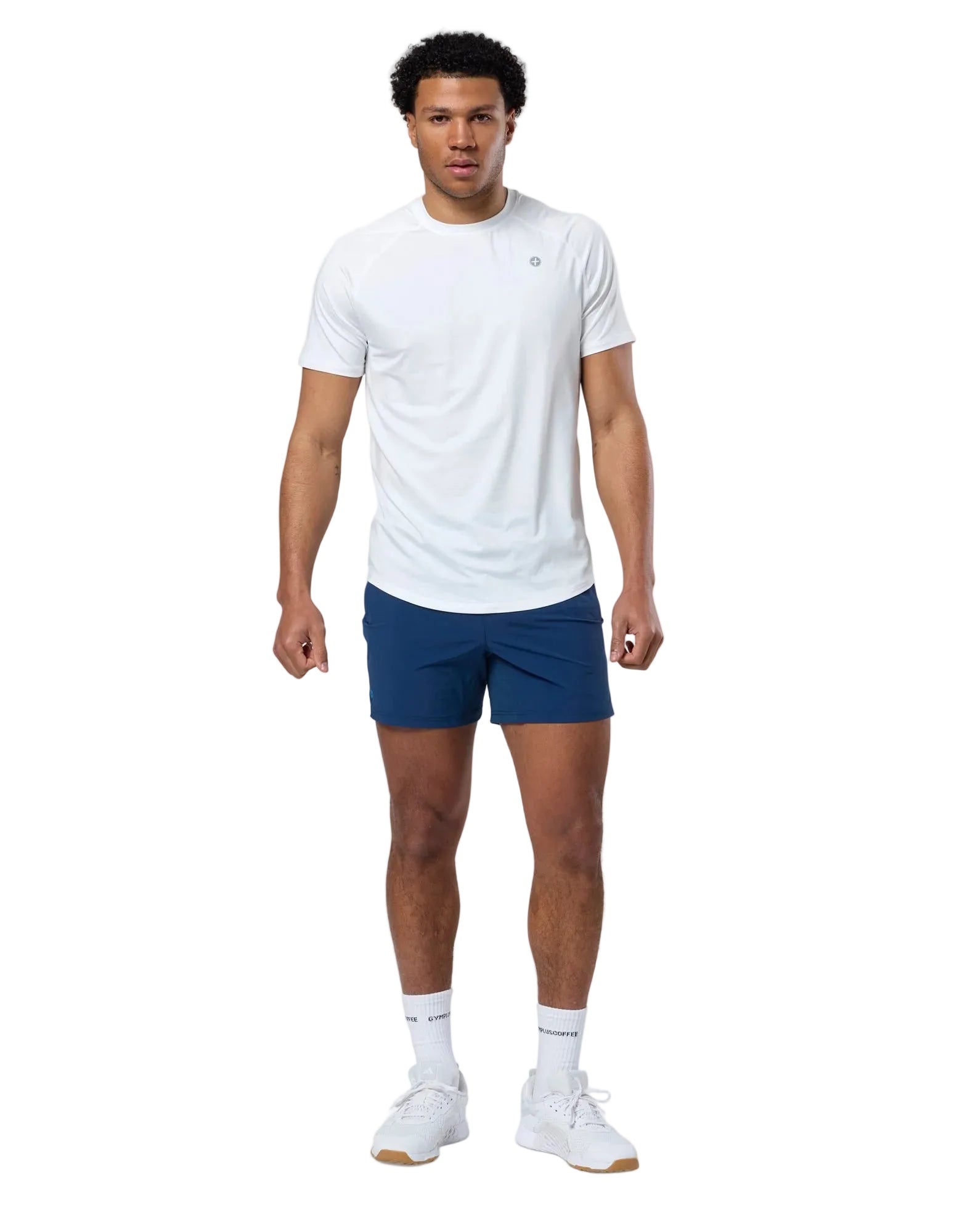 Gym+Coffee Mens Relentless Tee Ultra White