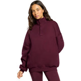Gym+Coffee Womens Sierra Snap Collar Cherry Crush