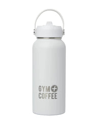 Gym+Coffee Hydrate Bottle 1L White