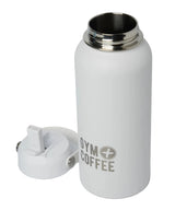 Gym+Coffee Hydrate Bottle 1L White