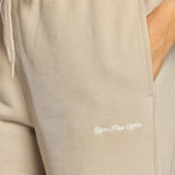 Gym+Coffee Womens Wide Leg Joggers Rich Taupe