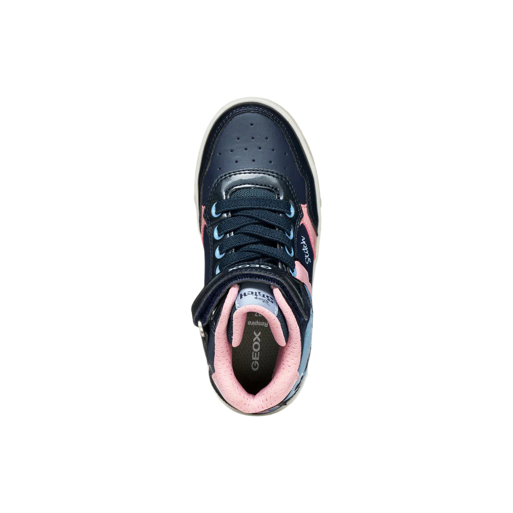 Geox Girls Boot Skylin Navy/Pink