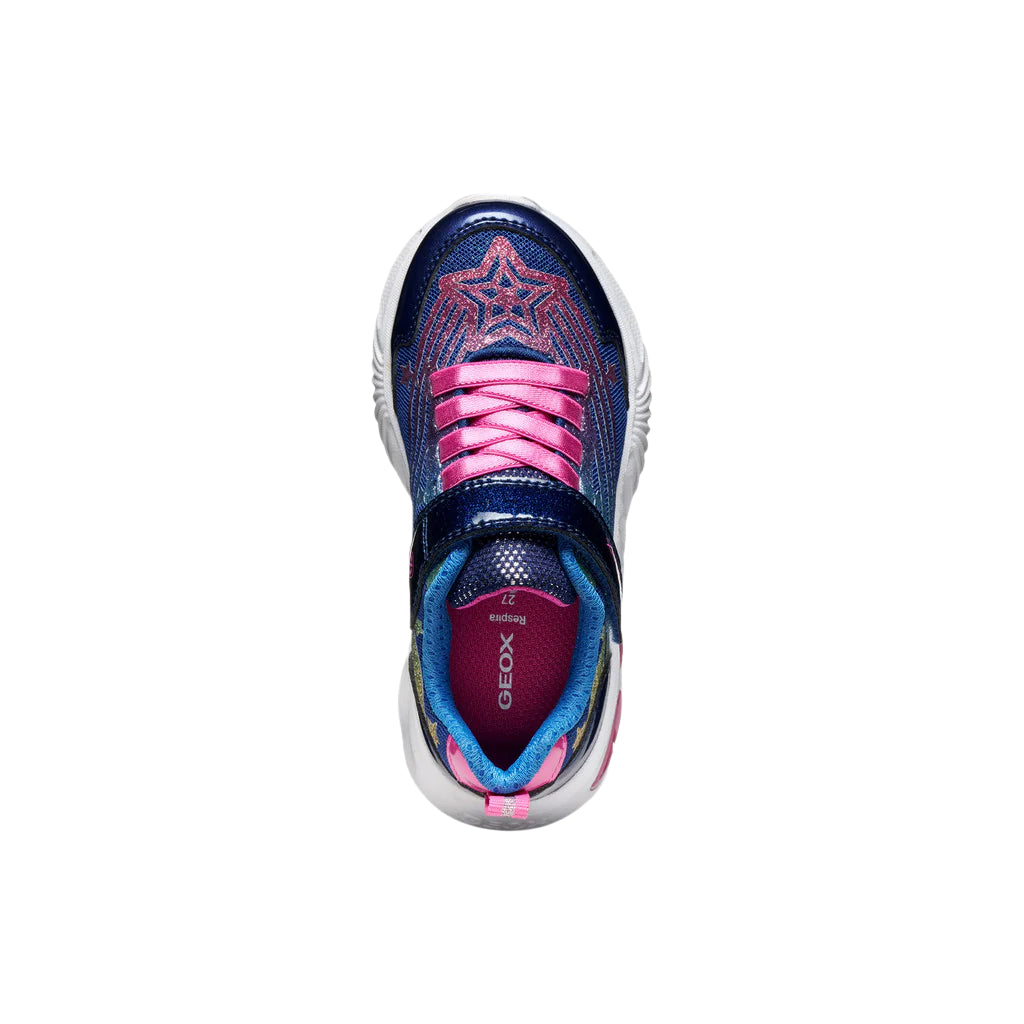 Geox Girls Trainer Assister J Blue/Multicolour